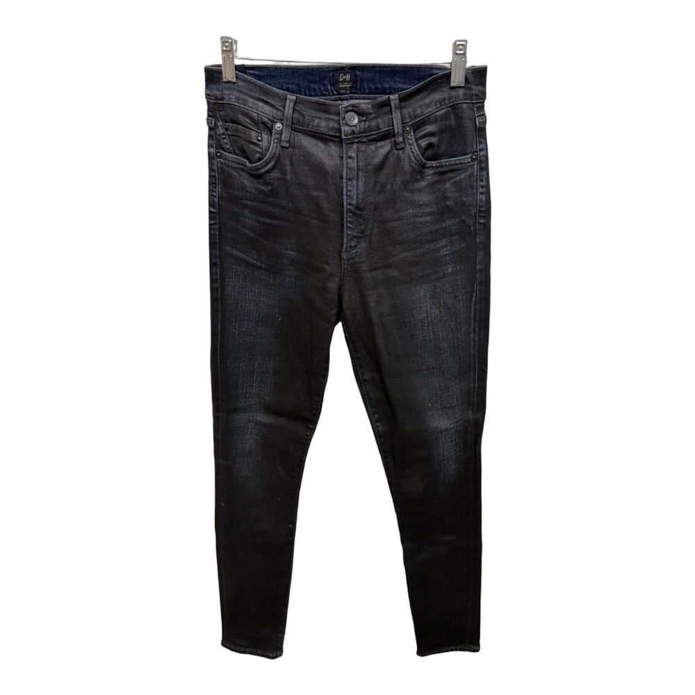 Citizens of Humanity Rocket High Rise Skinny Jean 30 Stretch Faux Leather Coated